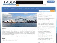 Tablet Screenshot of paslaonline.com